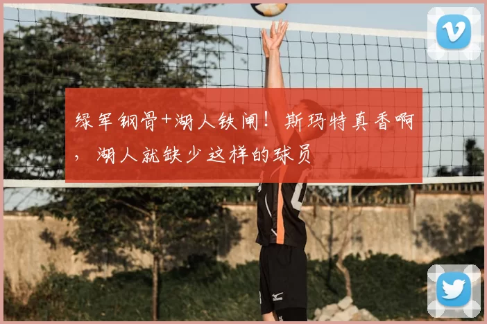 绿军钢骨+湖人铁闸！斯玛特真香啊，湖人就缺少这样的球员